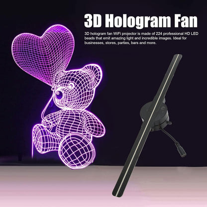 🎅Jul-Försäljning🎄3D Hologram LED-Fläktprojektor