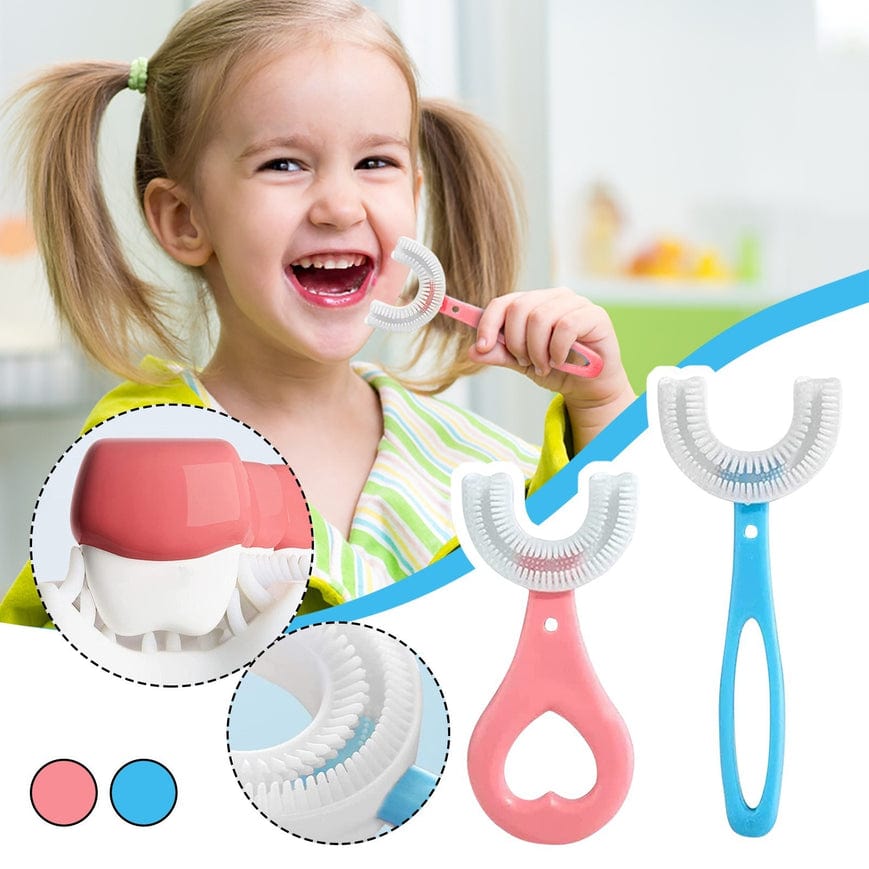 Cepillo de dientes en shape de U para niños de 360°