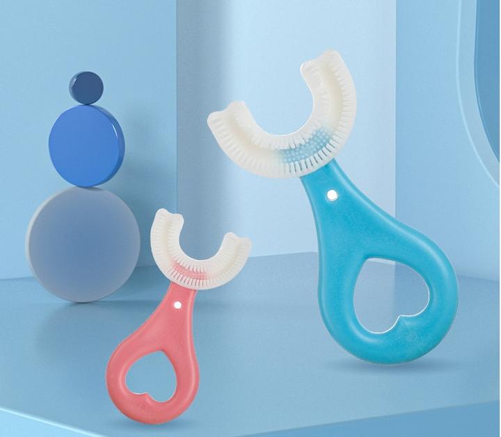 Cepillo de dientes en shape de U para niños de 360°